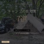 キャンプの虫対策7選 - 3つの守りで家族を守る - アイキャッチ