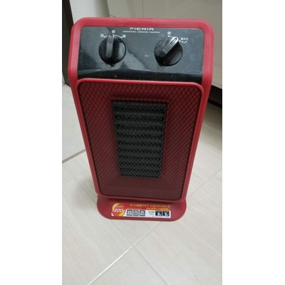 PIERIA セラミックファンヒーター 1200W（我が家所有・実機写真）